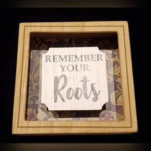 Home Decor Plaque - Remember Your Roots